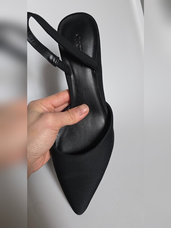 Open Edit Shoes - Open Edit slingback kitten heels